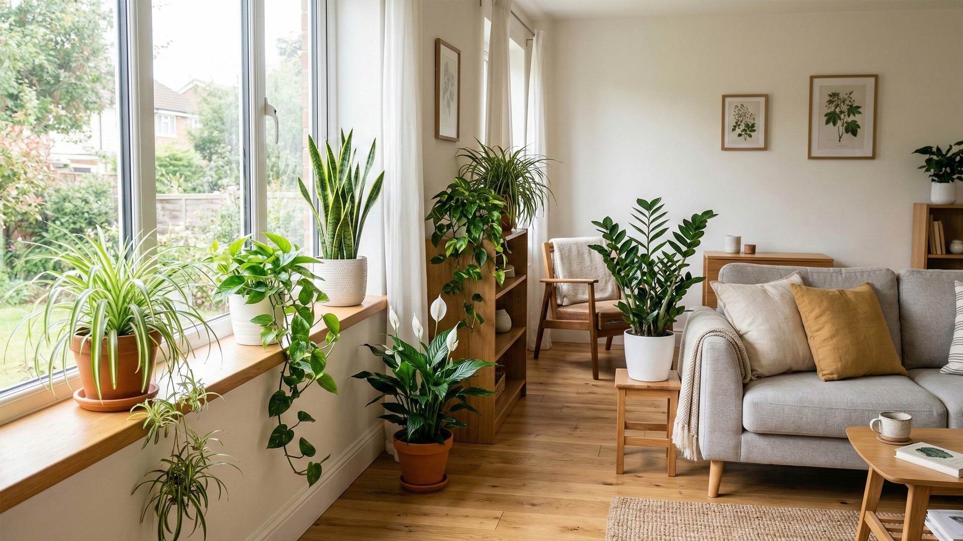 Bright, cozy living room